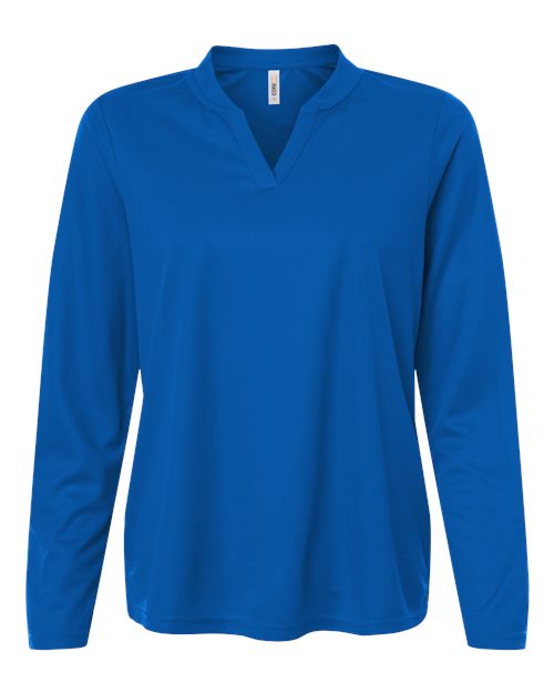 Women's Nova Performance Long Sleeve Pique Polo