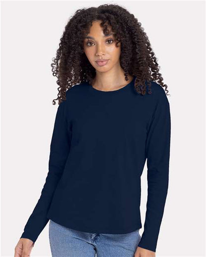 Women's Cotton Relaxed Long Sleeve Tee