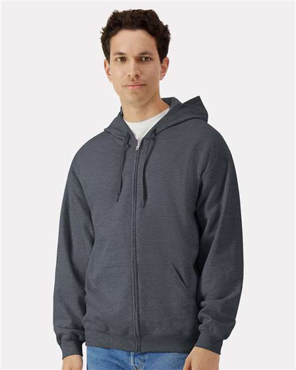 Unisex Softstyle® Midweight Full-Zip Hooded Sweatshirt
