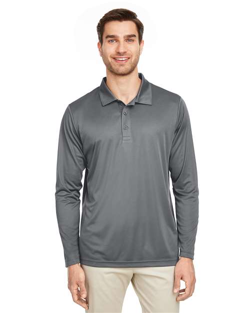 Men's Zone Performance Long Sleeve Polo
