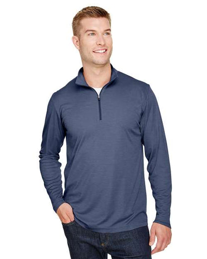 Men's Zone Sonic Heather Performance Quarter-Zip Pullover