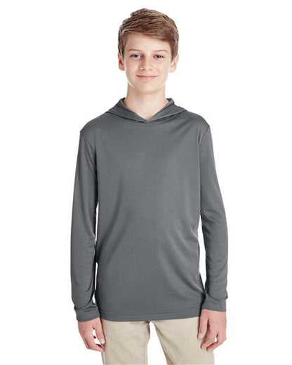 Youth Zone Performance Hooded Long Sleeve T-Shirt