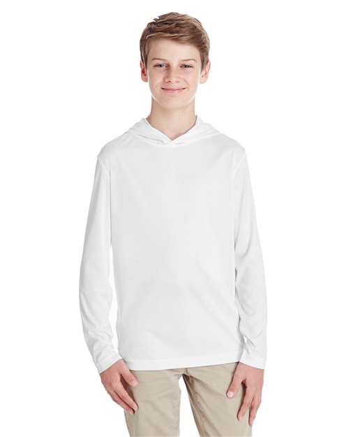 Youth Zone Performance Hooded Long Sleeve T-Shirt
