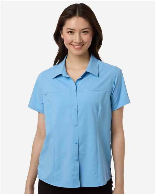 Women's UltraUVP Shoreline Short Sleeve Staff Shirt