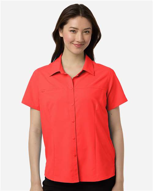 Women's UltraUVP Shoreline Short Sleeve Staff Shirt