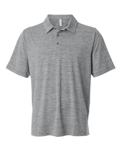 Men's Relay Heathered Stripe Polo