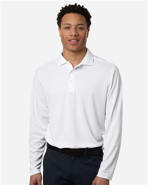 Men's Nova Performance Long Sleeve Pique Polo