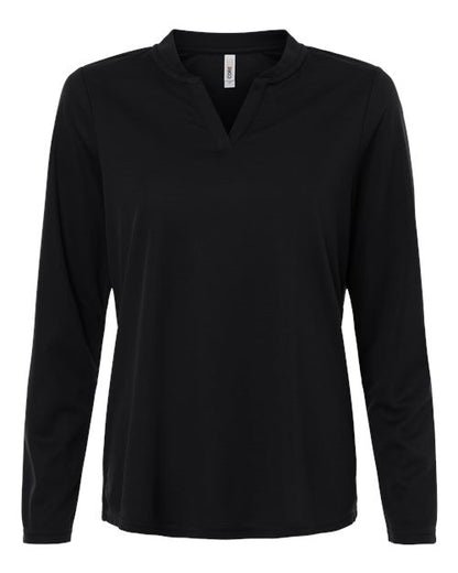 Women's Nova Performance Long Sleeve Pique Polo