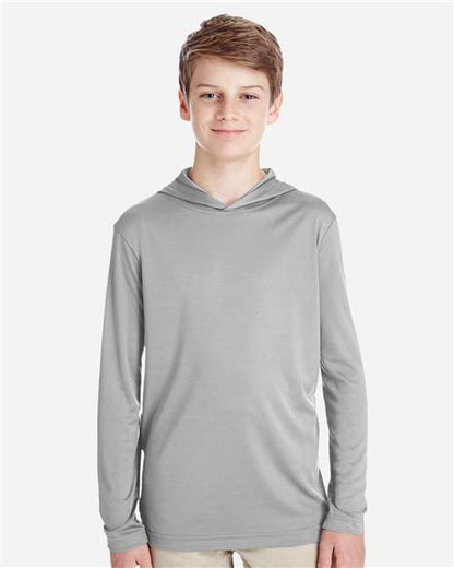 Youth Zone Performance Hooded Long Sleeve T-Shirt