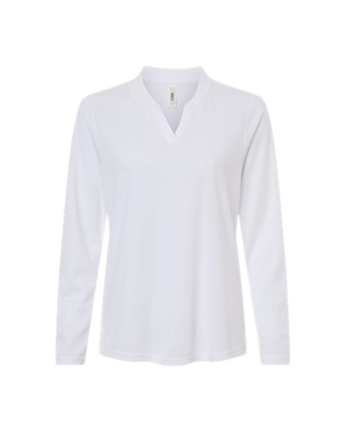 Women's Nova Performance Long Sleeve Pique Polo