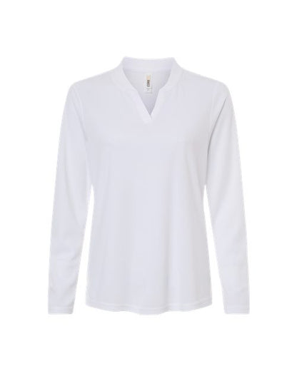 Women's Nova Performance Long Sleeve Pique Polo
