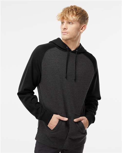 Unisex Raglan Hooded Sweatshirt