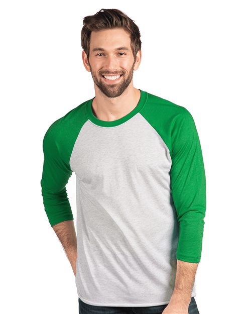 Unisex Triblend Three-Quarter Raglan Tee