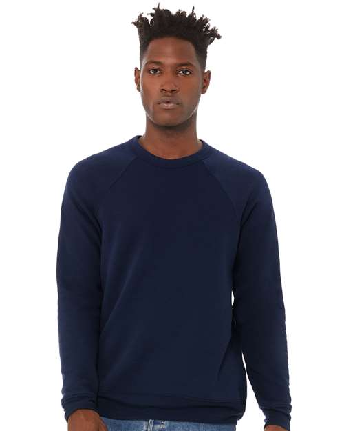 Unisex Sponge Fleece Raglan Crewneck Sweatshirt
