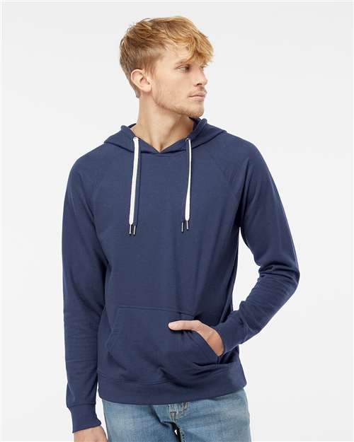 Unisex Icon Lightweight Loopback Terry Hooded Sweatshirt