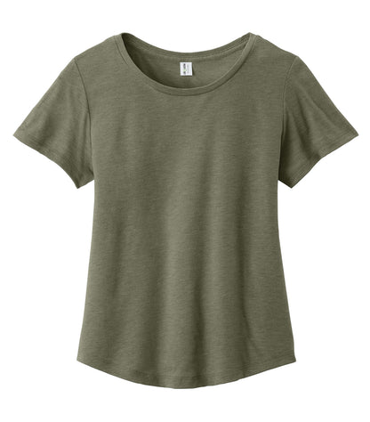 ALLMADE® WOMEN'S RELAXED TRI-BLEND SCOOP NECK TEE