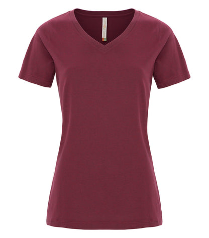 ATC™ EUROSPUN® RING SPUN V-NECK LADIES' TEE