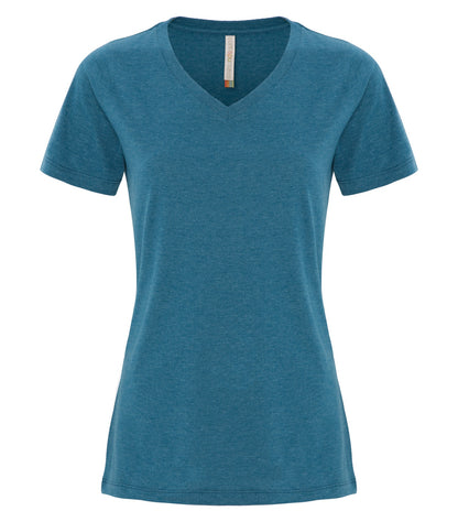ATC™ EUROSPUN® RING SPUN V-NECK LADIES' TEE