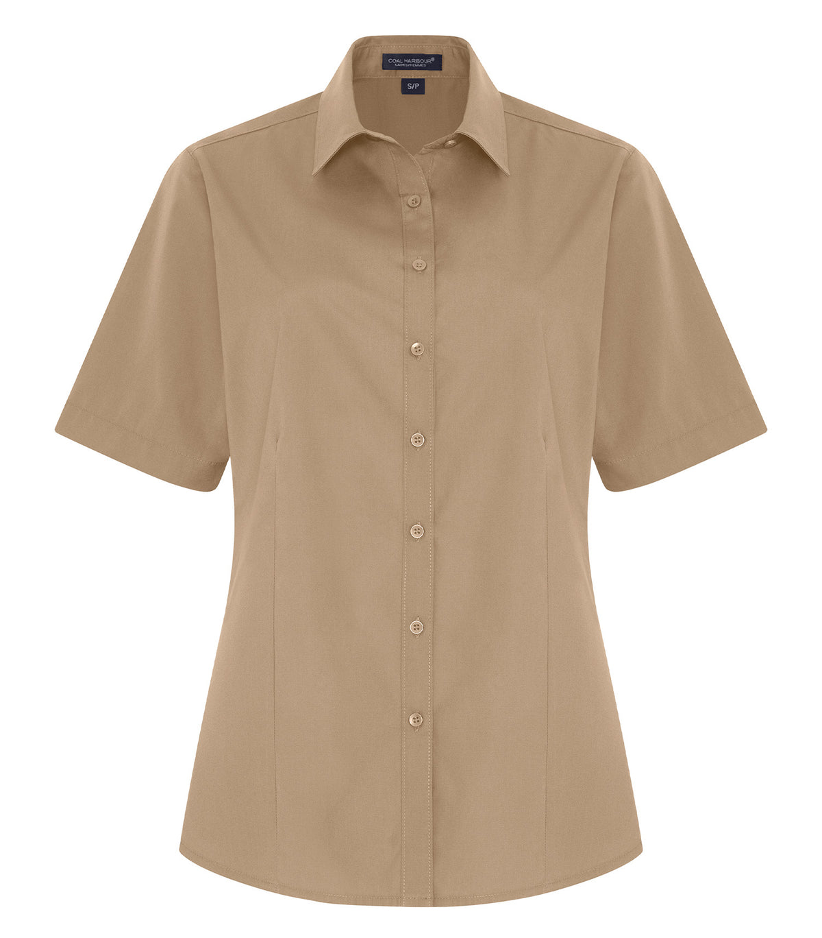 COAL HARBOUR® EVERYDAY EASY CARE SHORT SLEEVE LADIES’ WOVEN SHIRT