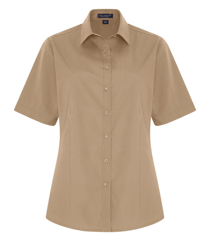 COAL HARBOUR® EVERYDAY EASY CARE SHORT SLEEVE LADIES’ WOVEN SHIRT