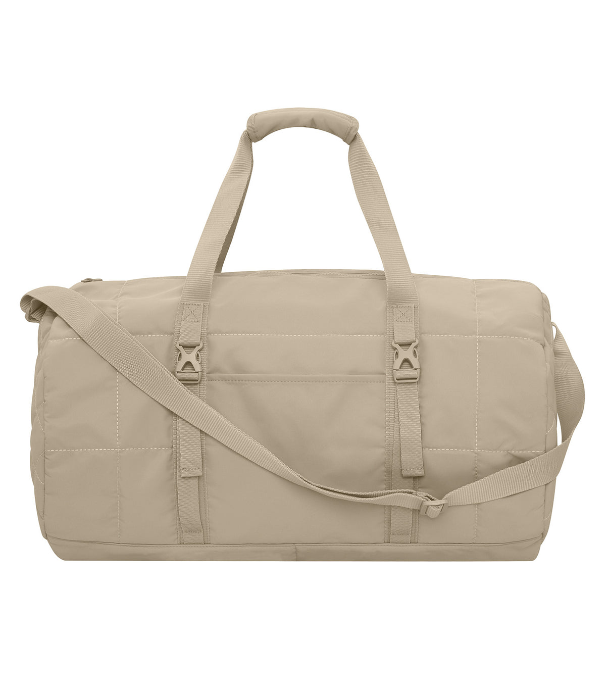 KOI® MATTE QUILTED BARREL DUFFEL. 27L