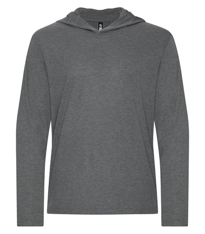 KOI® ELEMENT TRIBLEND LONG SLEEVE HOODED TEE