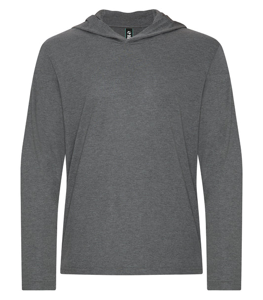 KOI® ELEMENT TRIBLEND LONG SLEEVE HOODED TEE