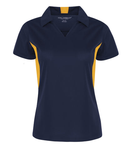 COAL HARBOUR® SNAG RESISTANT COLOUR BLOCK LADIES' POLO