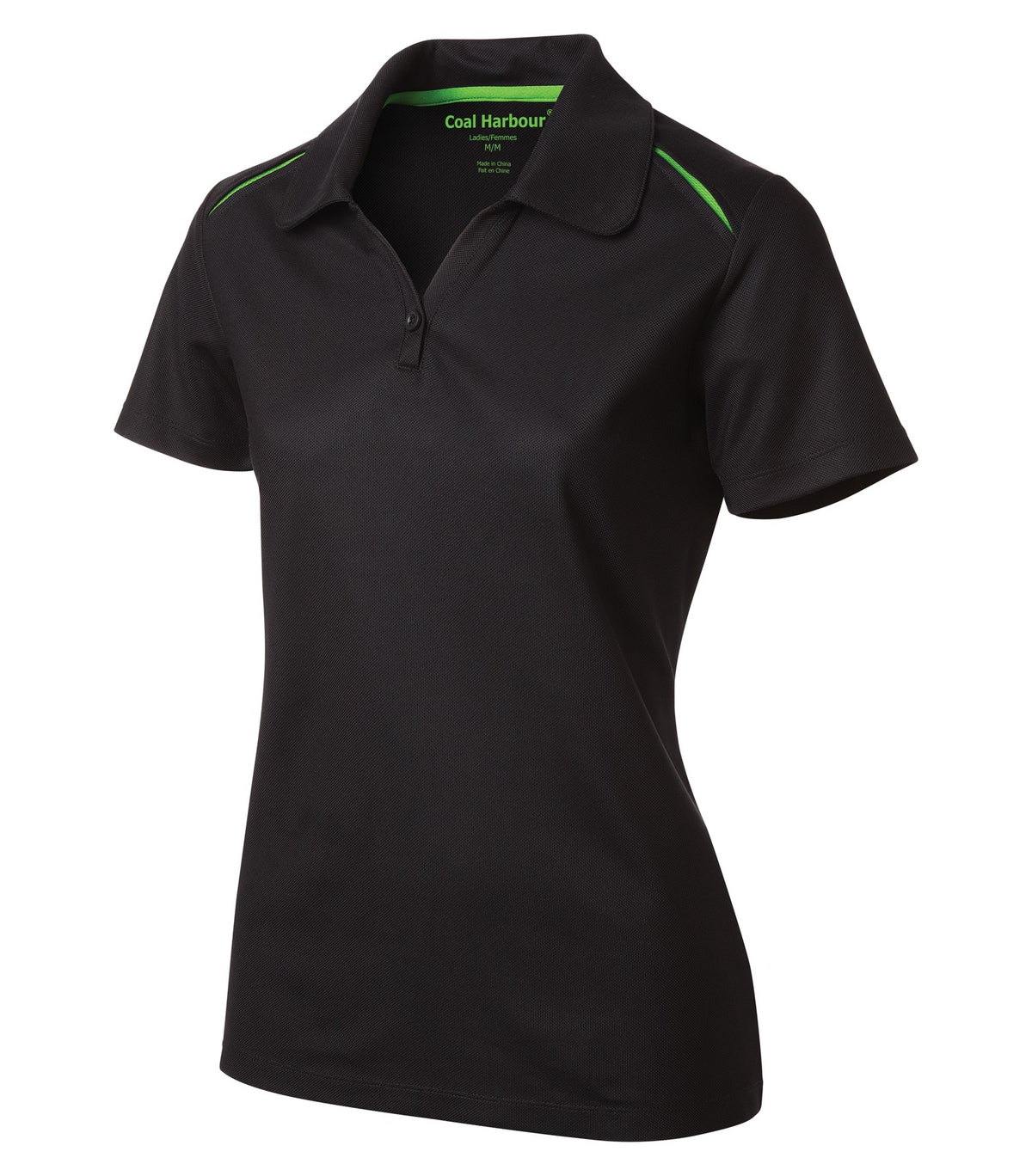 COAL HARBOUR® SNAG RESISTANT CONTRAST INSET LADIES' POLO