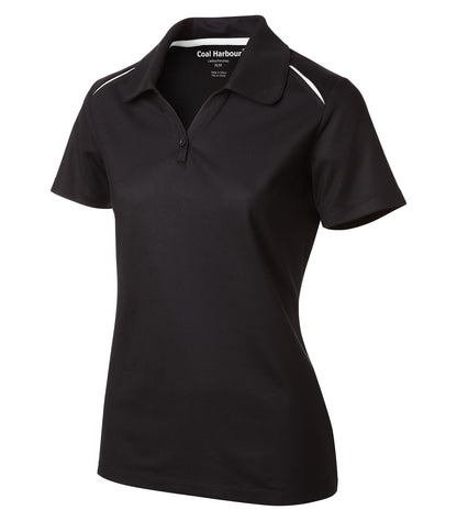 COAL HARBOUR® SNAG RESISTANT CONTRAST INSET LADIES' POLO
