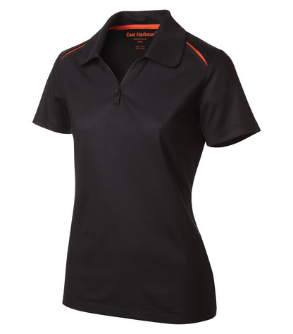 COAL HARBOUR® SNAG RESISTANT CONTRAST INSET LADIES' POLO