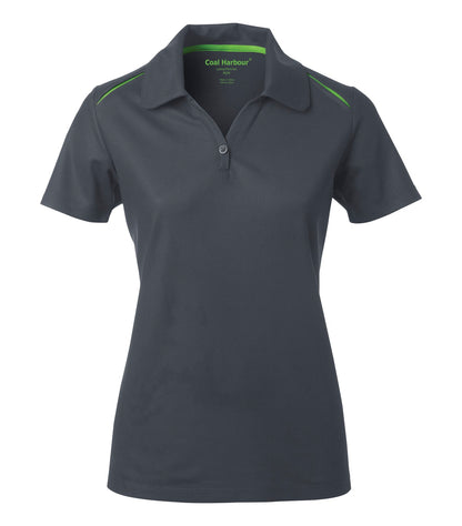 COAL HARBOUR® SNAG RESISTANT CONTRAST INSET LADIES' POLO