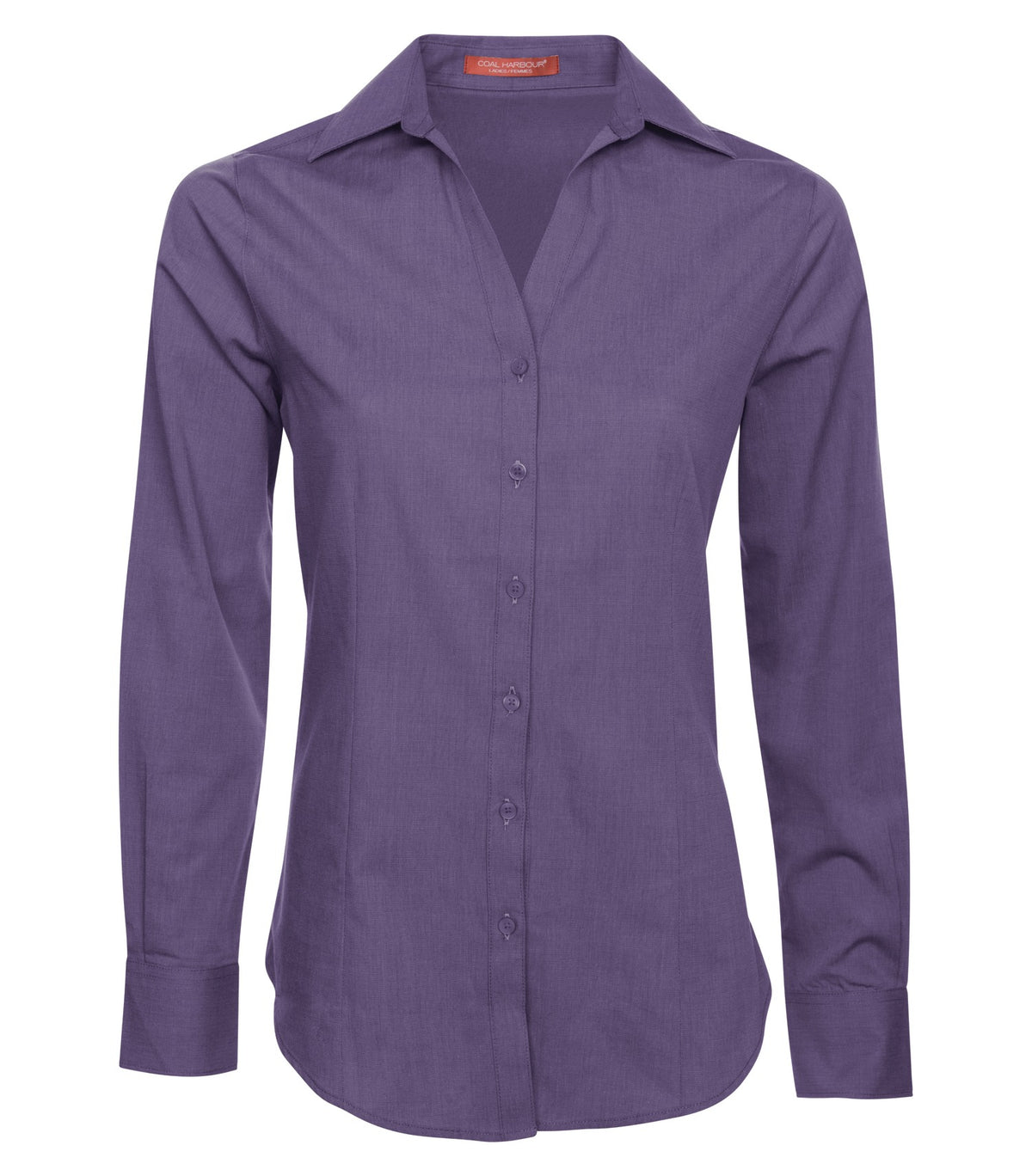 COAL HARBOUR® TEXTURED CROSSHATCH WOVEN LADIES' SHIRT