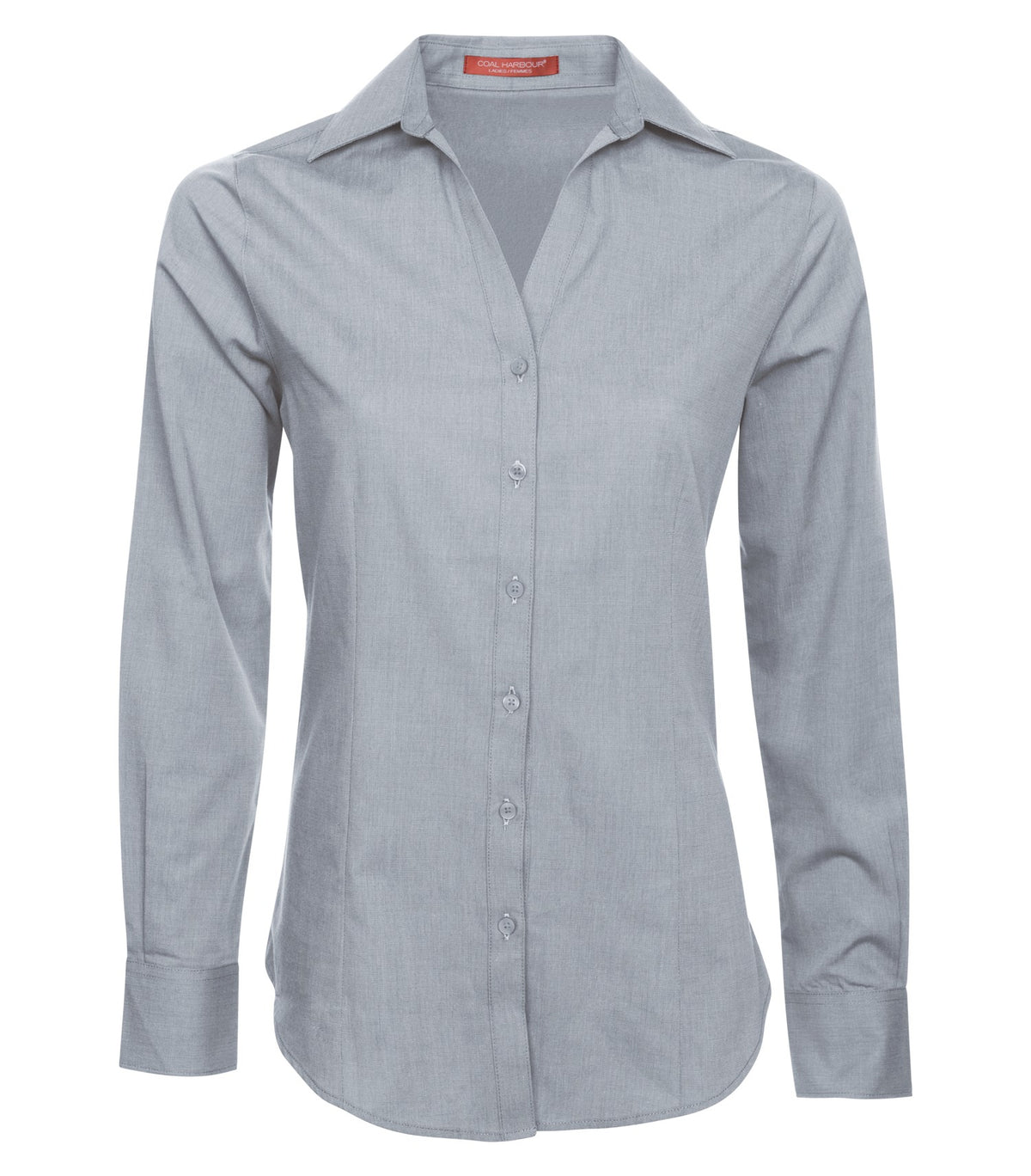 COAL HARBOUR® TEXTURED CROSSHATCH WOVEN LADIES' SHIRT