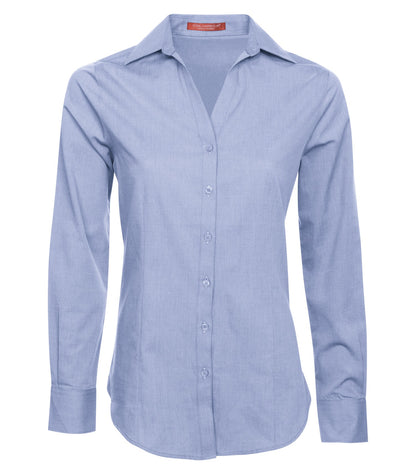 COAL HARBOUR® TEXTURED CROSSHATCH WOVEN LADIES' SHIRT