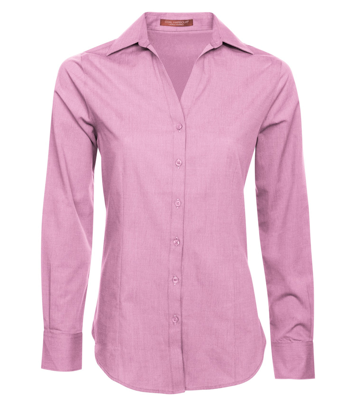 COAL HARBOUR® TEXTURED CROSSHATCH WOVEN LADIES' SHIRT