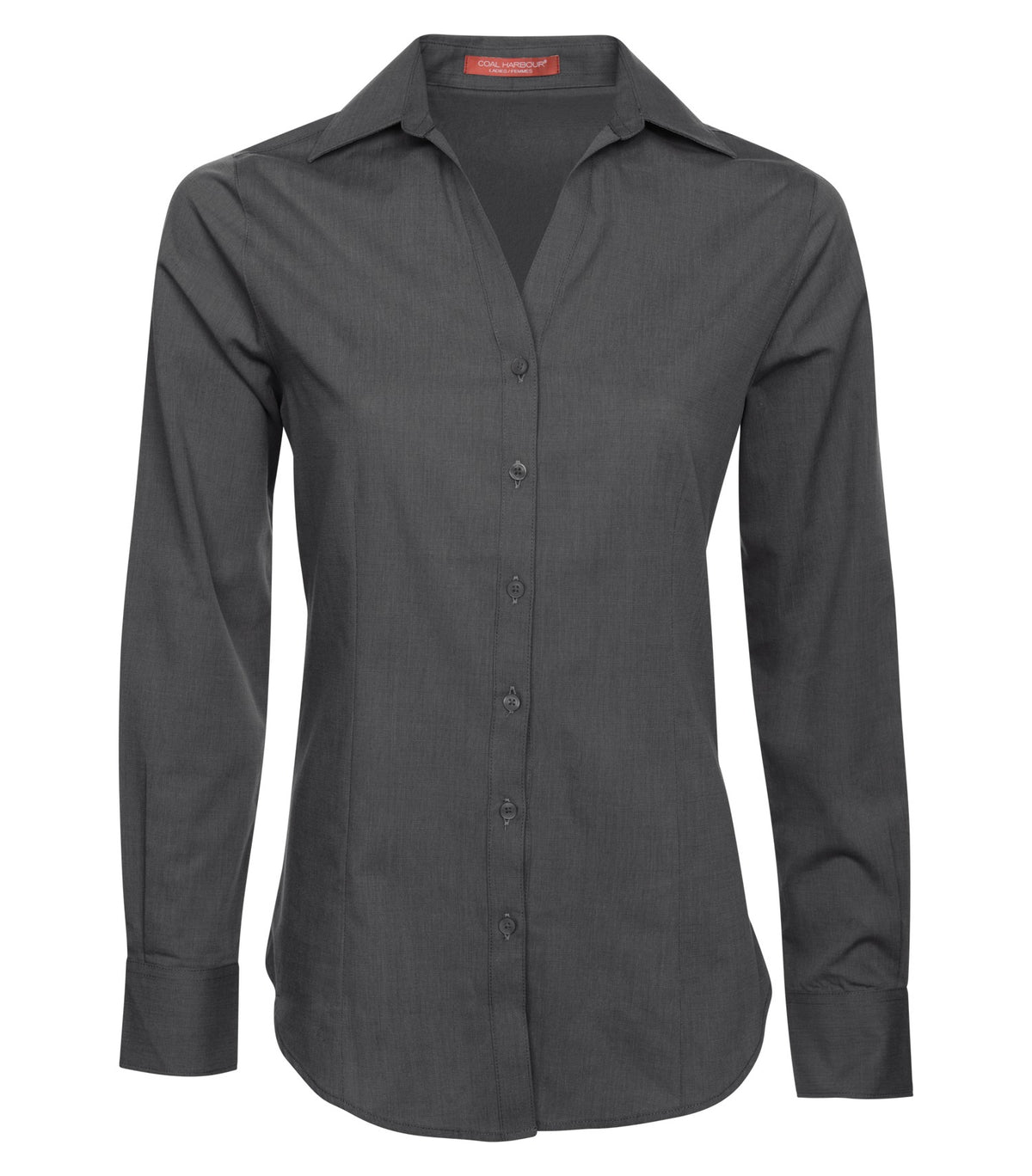 COAL HARBOUR® TEXTURED CROSSHATCH WOVEN LADIES' SHIRT