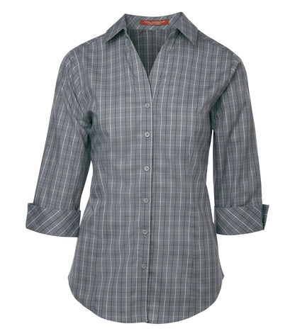 COAL HARBOUR® TATTERSALL CHECK WOVEN LADIES' SHIRT