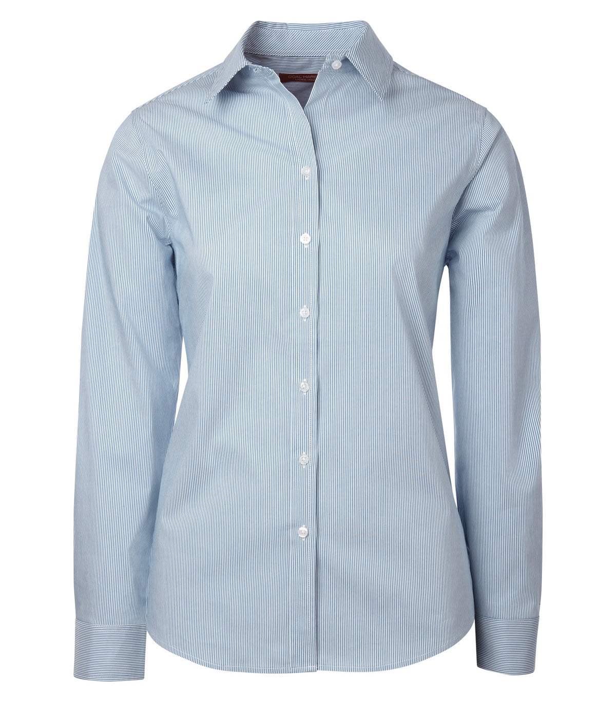 COAL HARBOUR® MINI STRIPE STRETCH WOVEN LADIES' SHIRT