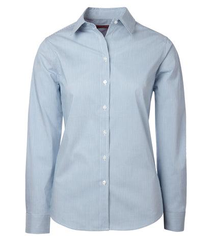 COAL HARBOUR® MINI STRIPE STRETCH WOVEN LADIES' SHIRT