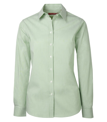 COAL HARBOUR® MINI STRIPE STRETCH WOVEN LADIES' SHIRT