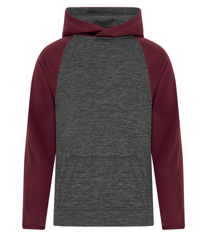 ATC™ DYNAMIC HEATHER FLEECE TWO TONE YOUTH HOODIE